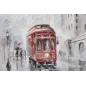 OBRAZ NA PŁÓTNIE TRAM-B- 80X3X80 cm